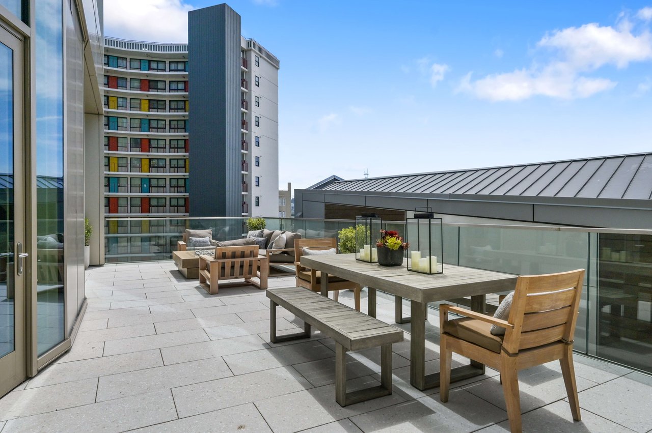 Two Bedroom & +/- 600sf of Private Terraces at The Pacific