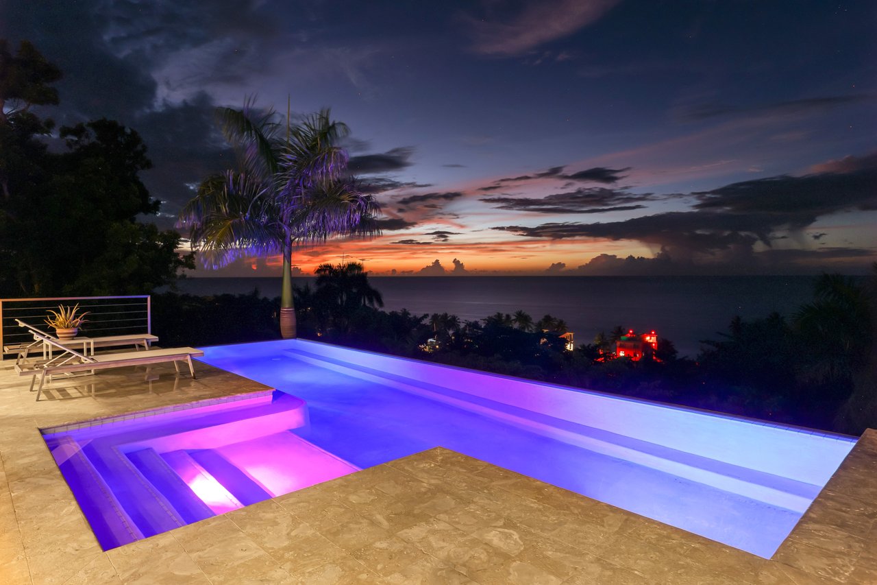 Casa Azul, Rincón PR                  Luxury Modern Hilltop & Ocean Views