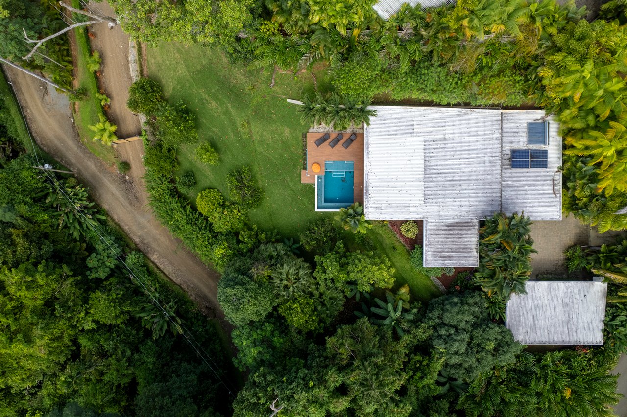 Costa Rican Villa with Whales Tail Views