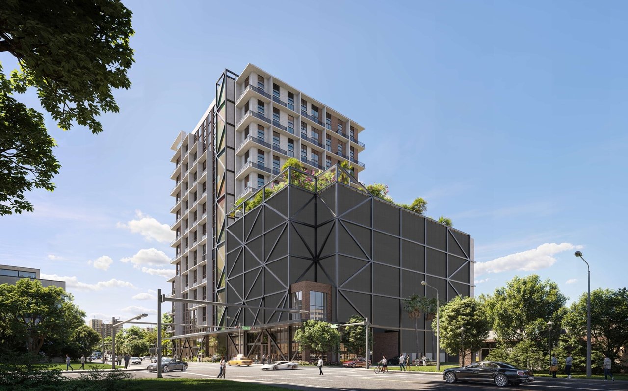 July 2025 Bold, Modern 'Little River Live Local' Tower With 348 Units Submitted to UDRB