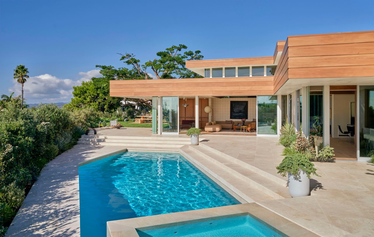 Redwood-Clad Mid-Century Home in Los Angeles Emerges From a Restoration Asking $14.995 Million