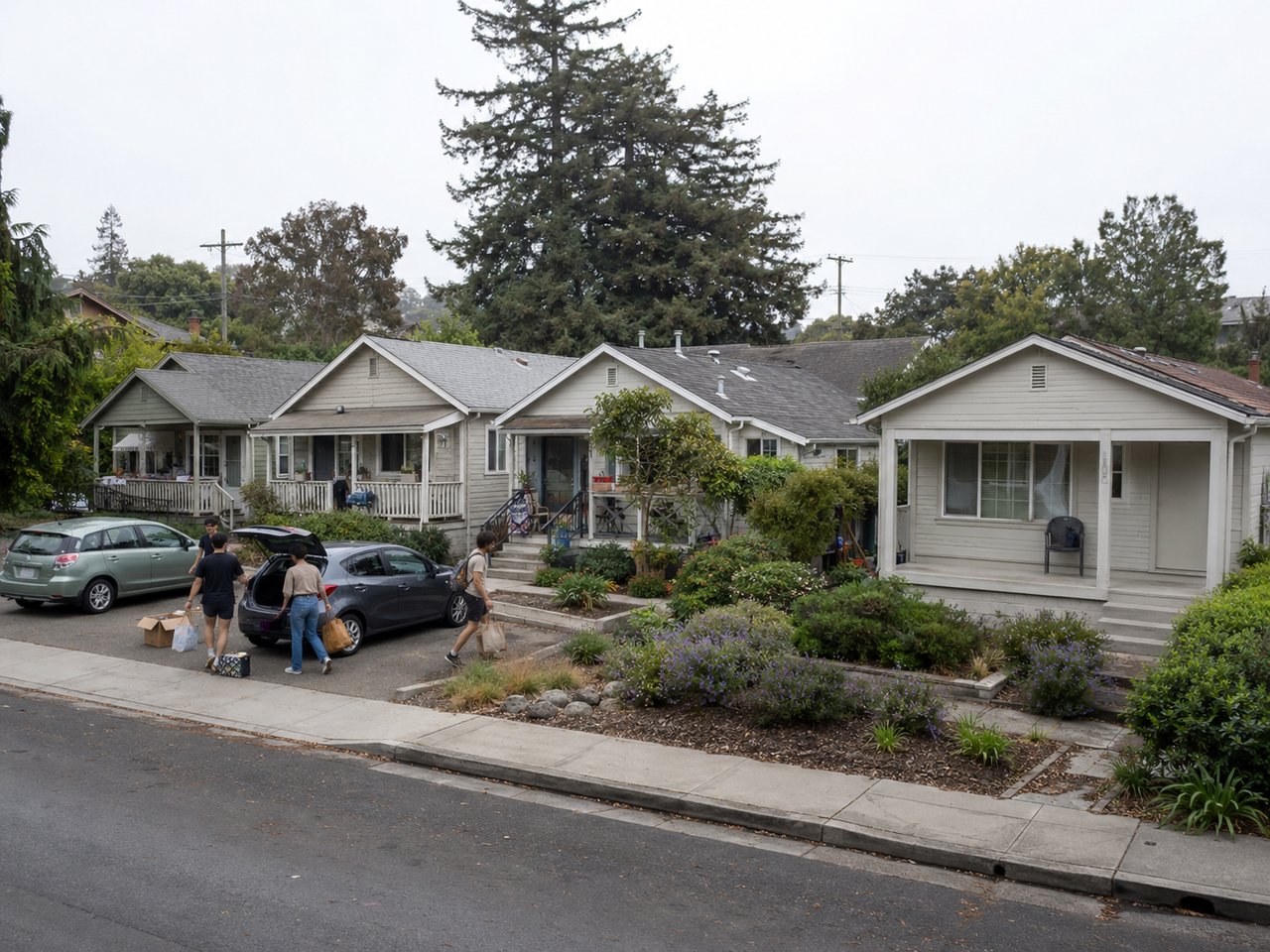 San Luis Obispo County rental property with occupied units and one vacant residence ready for a new tenant.