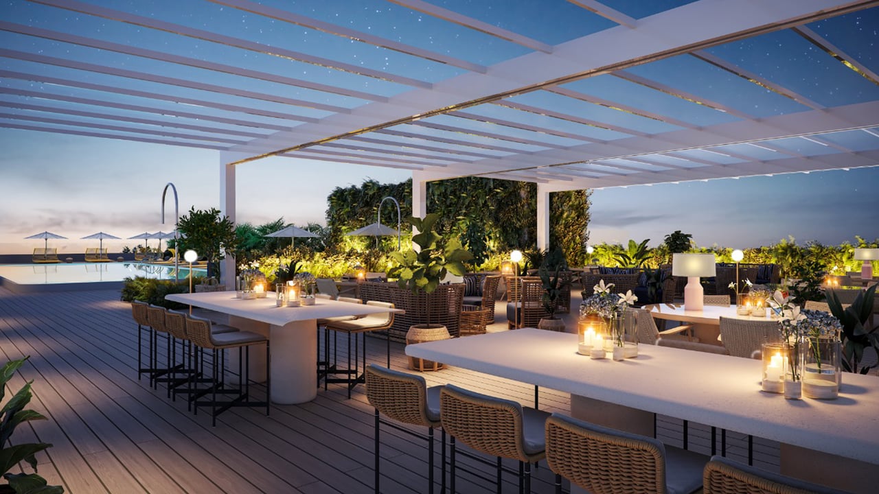 The Standard Residences amenities rooftop restaurant 