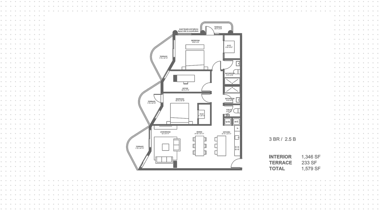 Rose & Wynwood | Three Bedroom