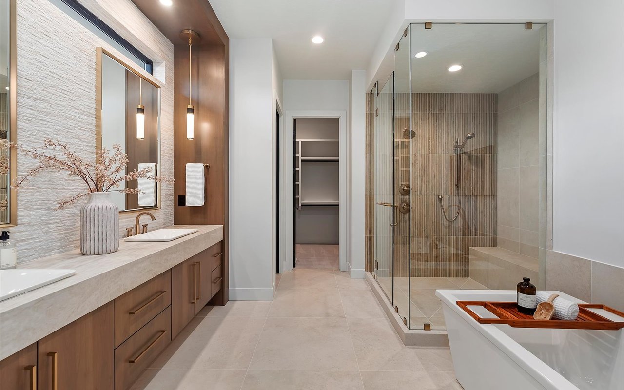 New Construction Home With Volcano Granite Island