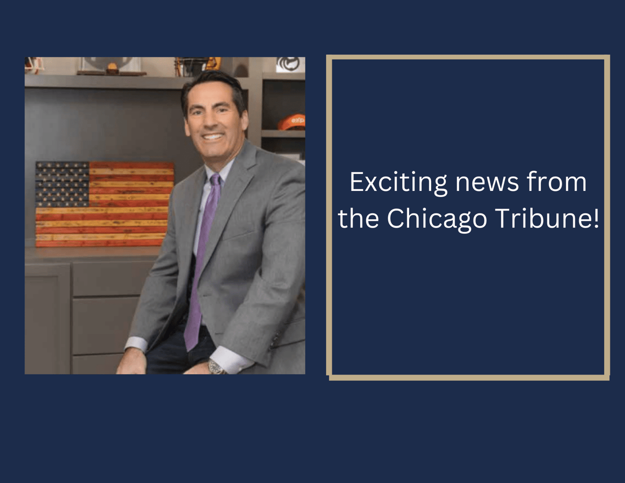 Exciting News From the Chicago Tribune!