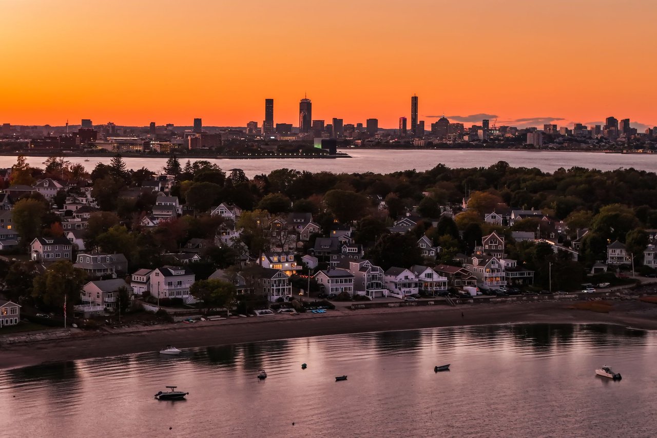 The South Shore sunset