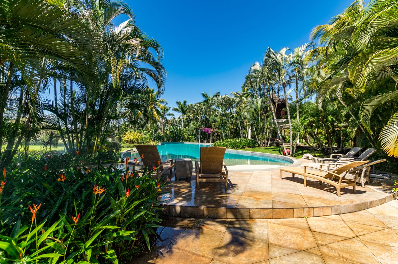 Large Farm With Balinese Style Mansion