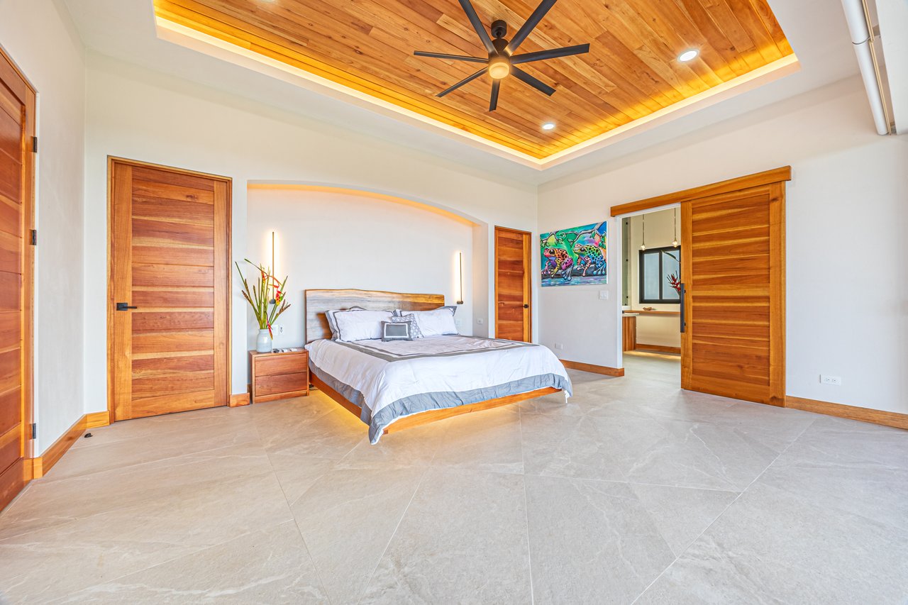 4 ACRES – 3 Bedroom Home “The Crystal Shire” With Wide Ocean View, Creek, Solar Power, Fine Craftsmanship, Self Sufficiency!!