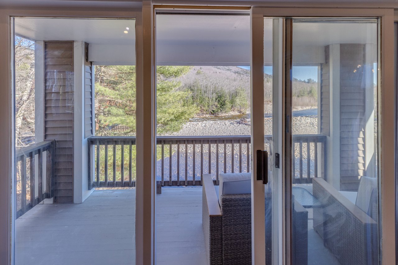 Ski Season Rental with panoramic water and mountain views