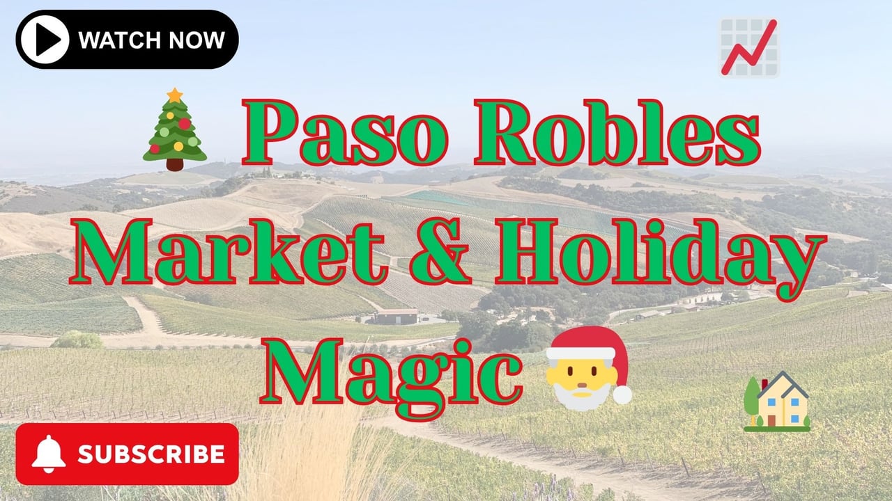 December Market Trends + Can’t-Miss Holiday Events in Paso Robles!