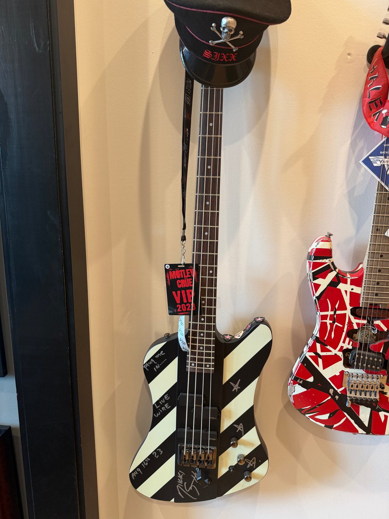 Collector's Corner: Nikki Sixx of Motley Crue — Stage-Used & Signed Bass Guitar - Wyatt Poindexter - The Agency