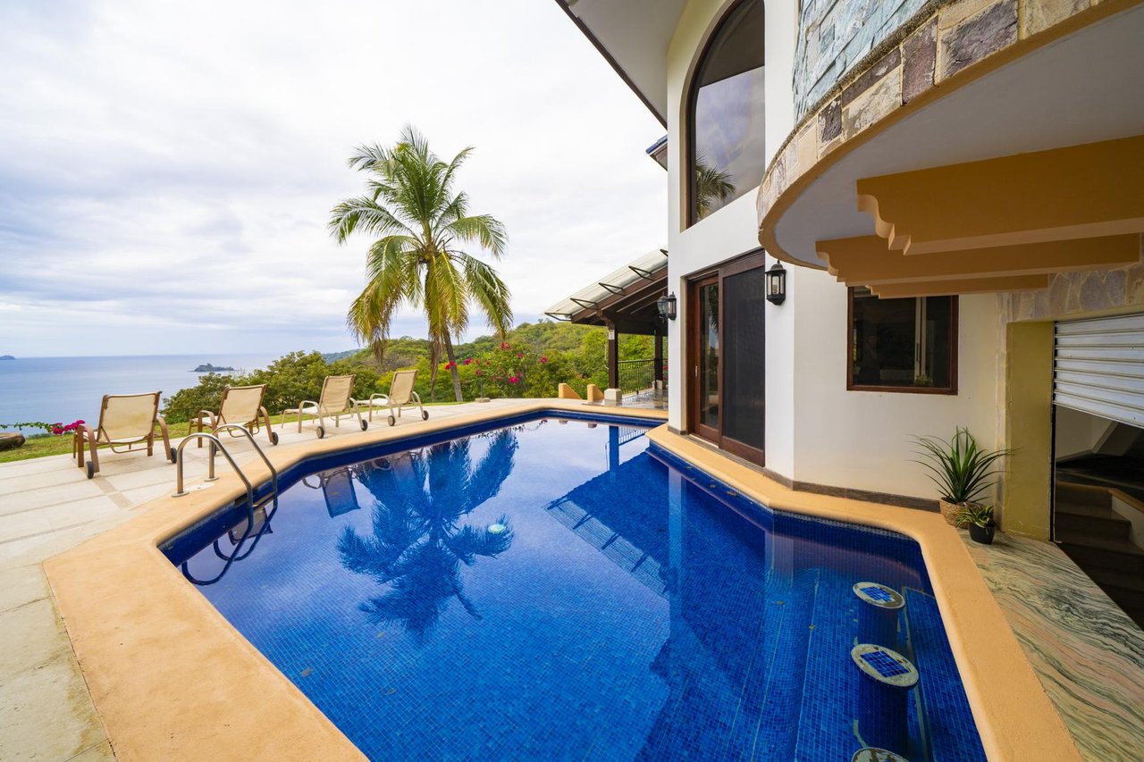 Casa Nikita | 4-Bedroom Ocean View Villa with Pool Near Potrero Beach