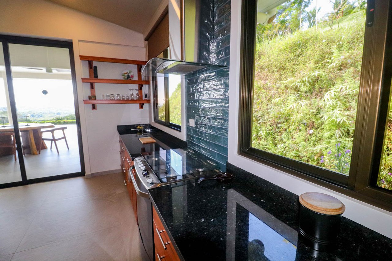 Private 2-Bed Hacienda with Ocean & Mountain Views, Pool & Development Potential in Ojochal