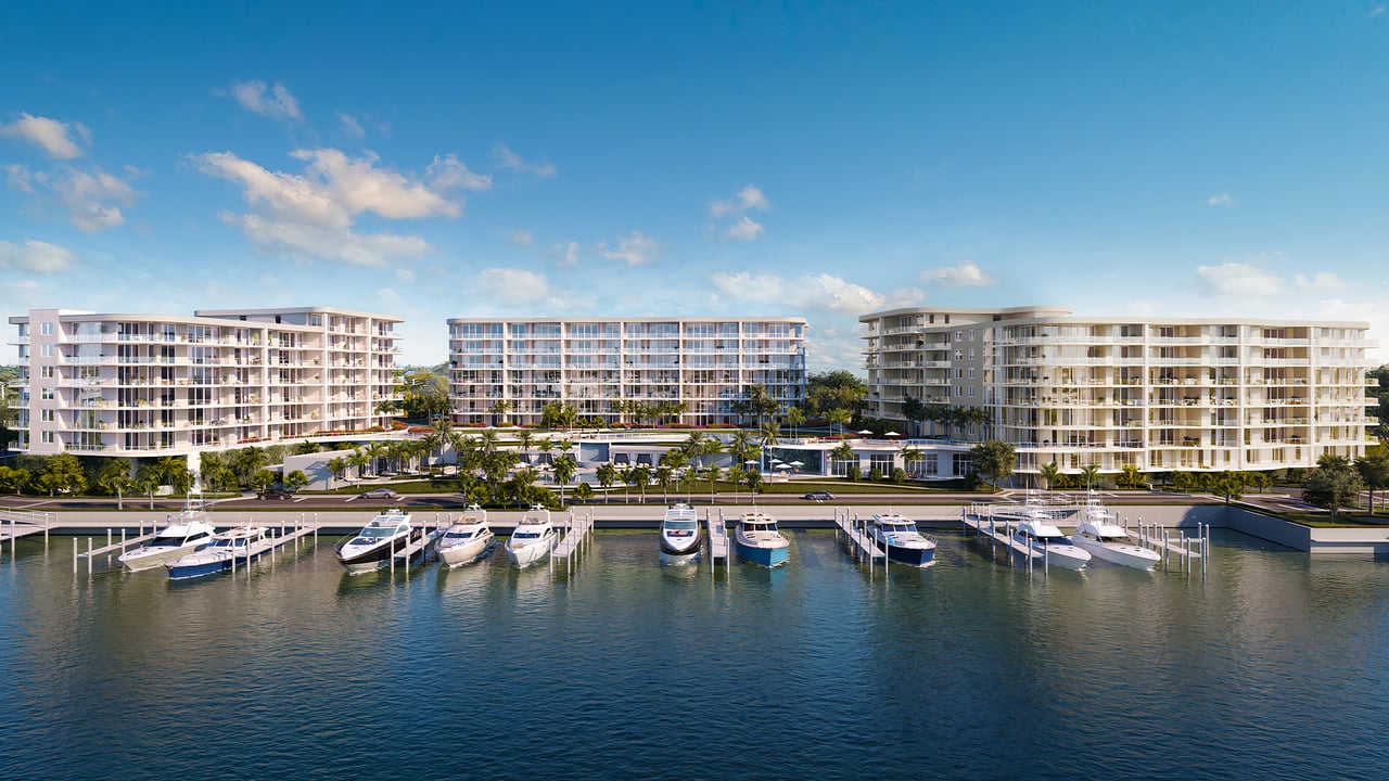 The Ritz-Carlton Palm Beach bay view exterior private dock