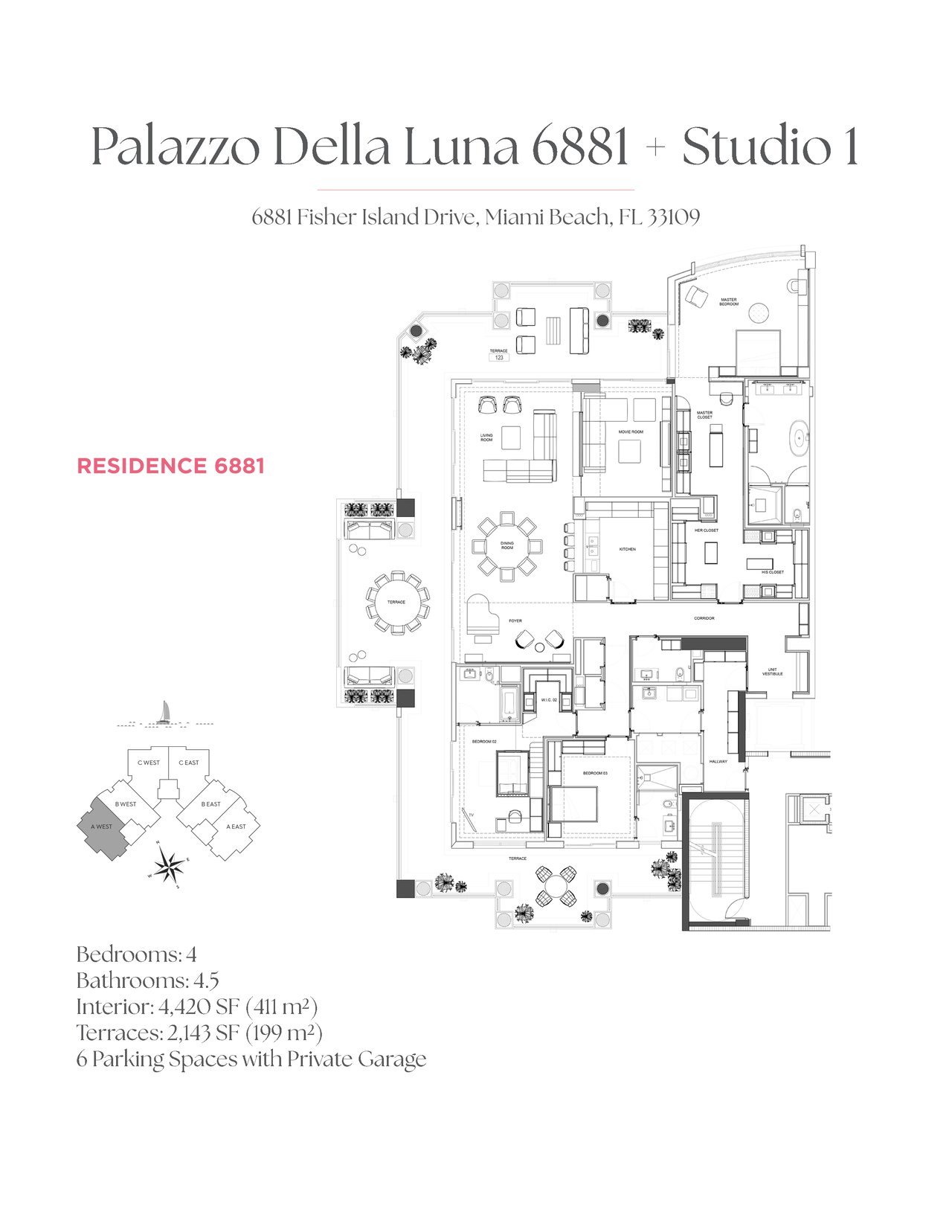 Palazzo Della Luna 6881 + Studio 1