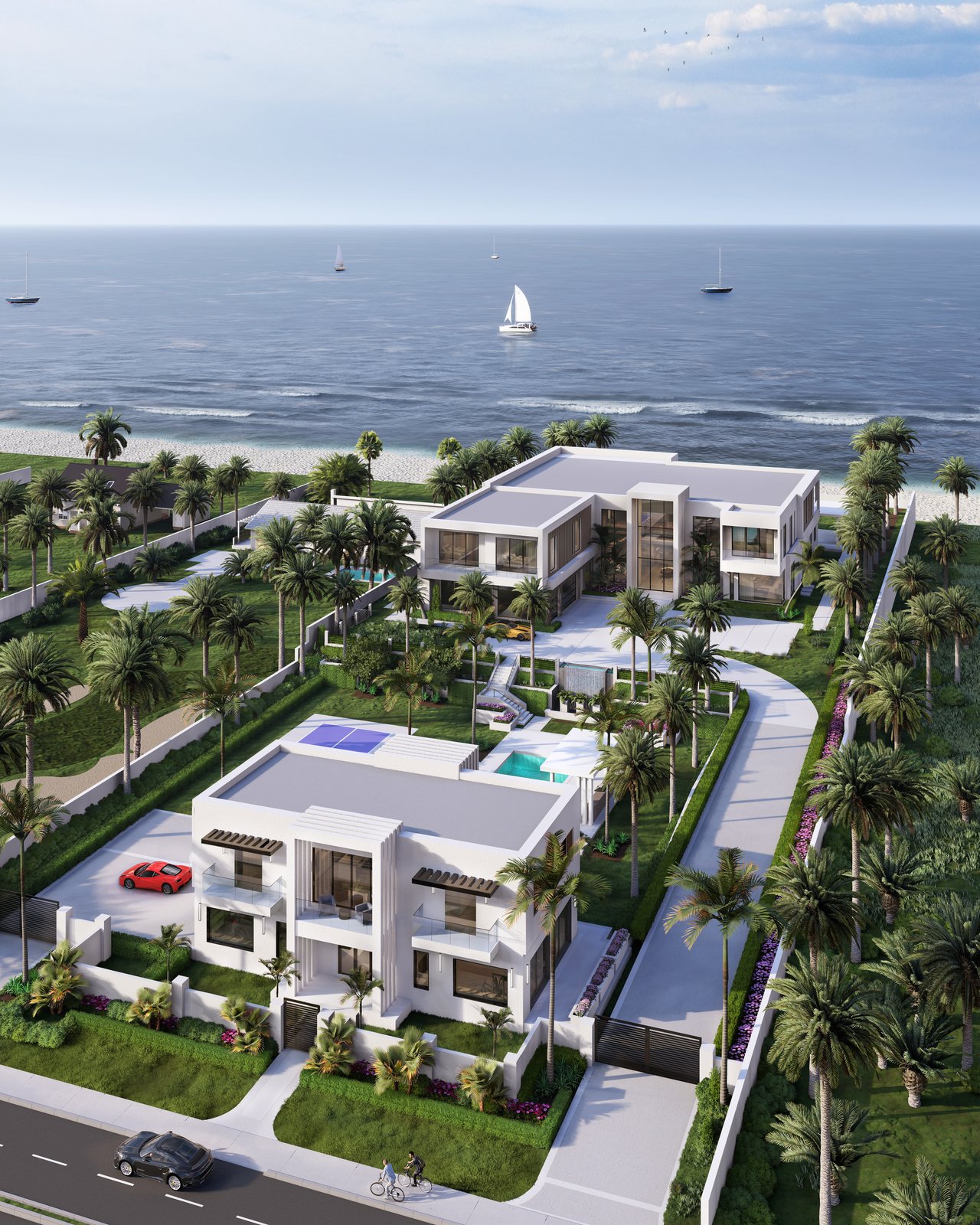 Modern Ocean-To-Lake New Construction