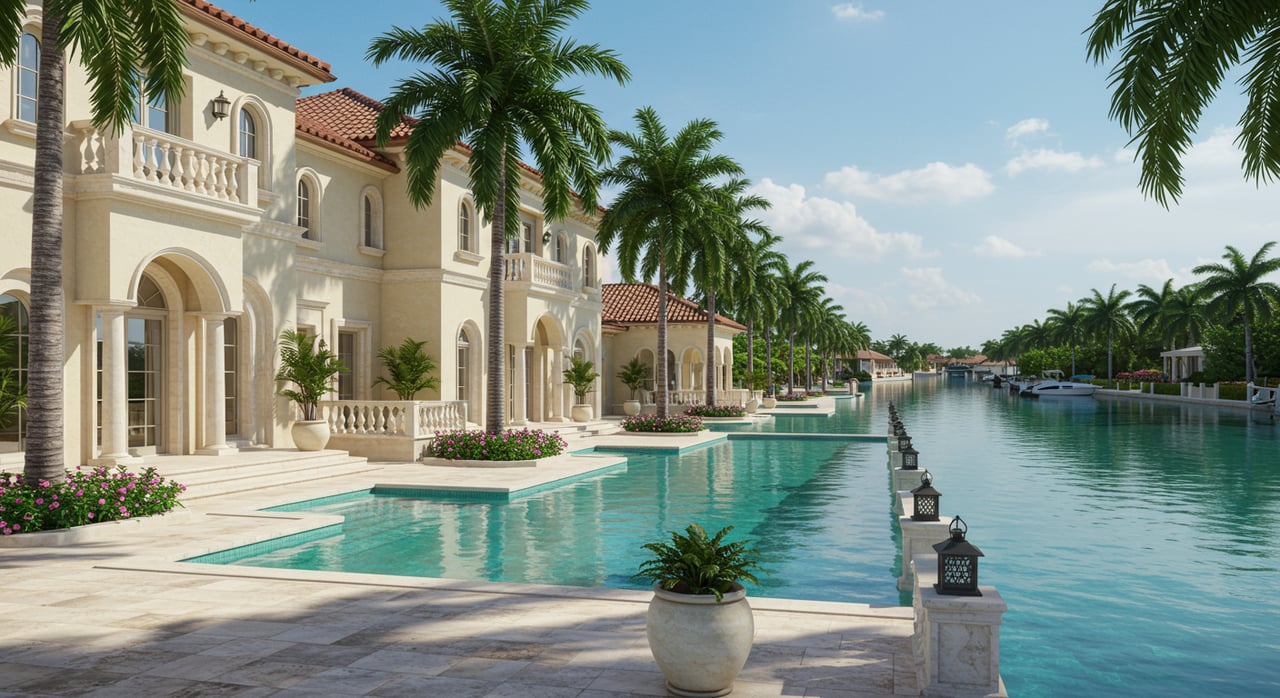 One of a Kind Waterfront Estate in Fort Lauderdale (310′ of waterfront and 36-car museum)