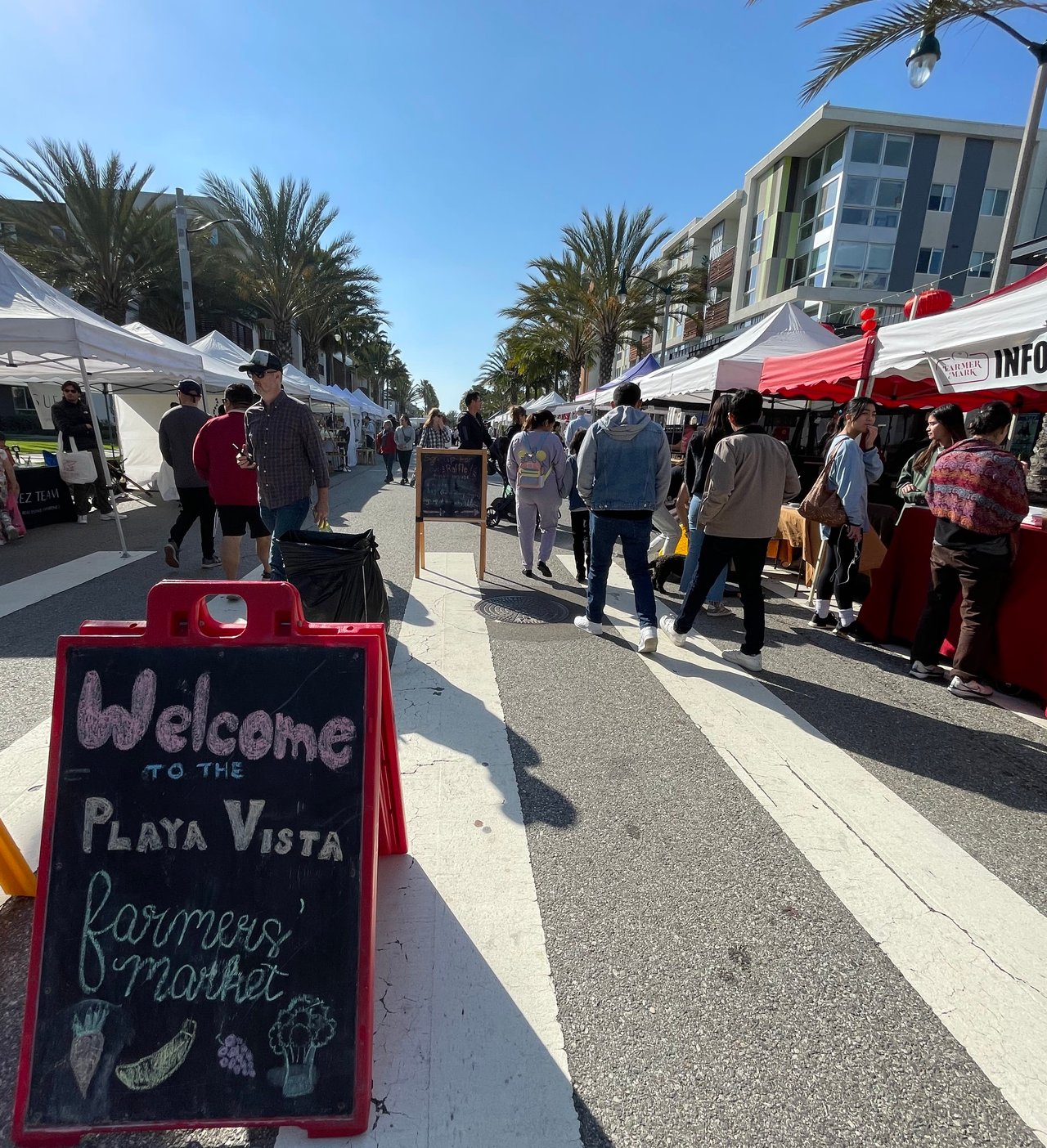 Playa Vista Farmers Market in Los Angeles California