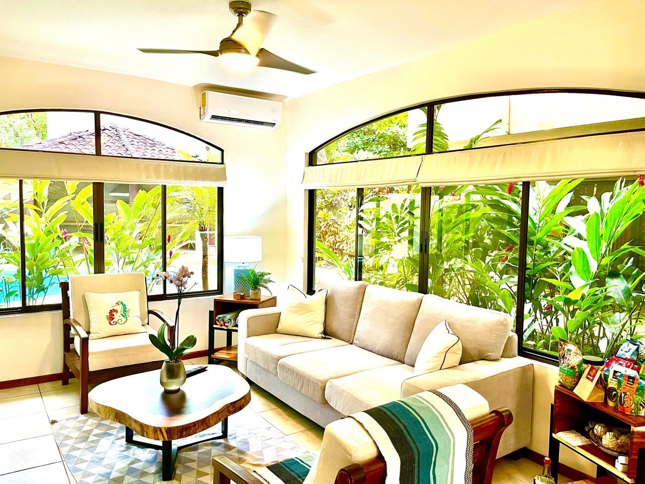 Pacific Garden 5 | Charming Walk to beach 3 bed condo in Playa Potrero