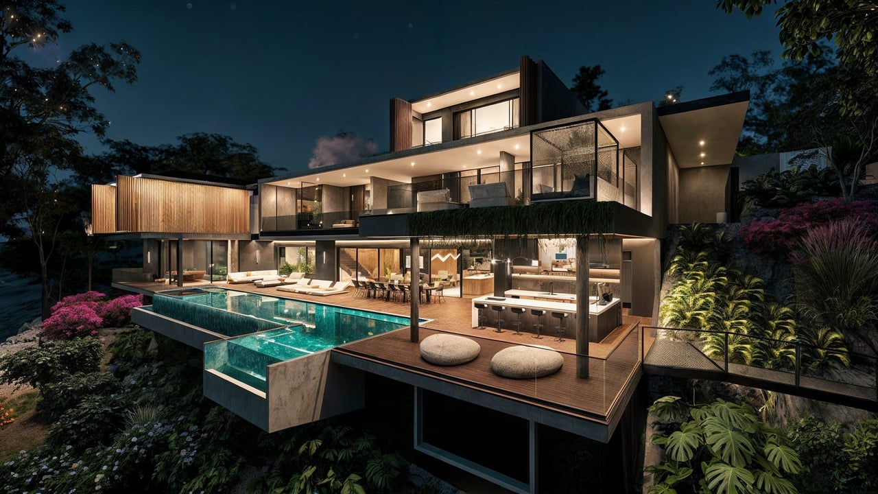 Spectacular Golf-Front Ocean View Estate Homesite with Ultra-Luxury Home Design Estate Lot 384 | Peninsula Papagayo