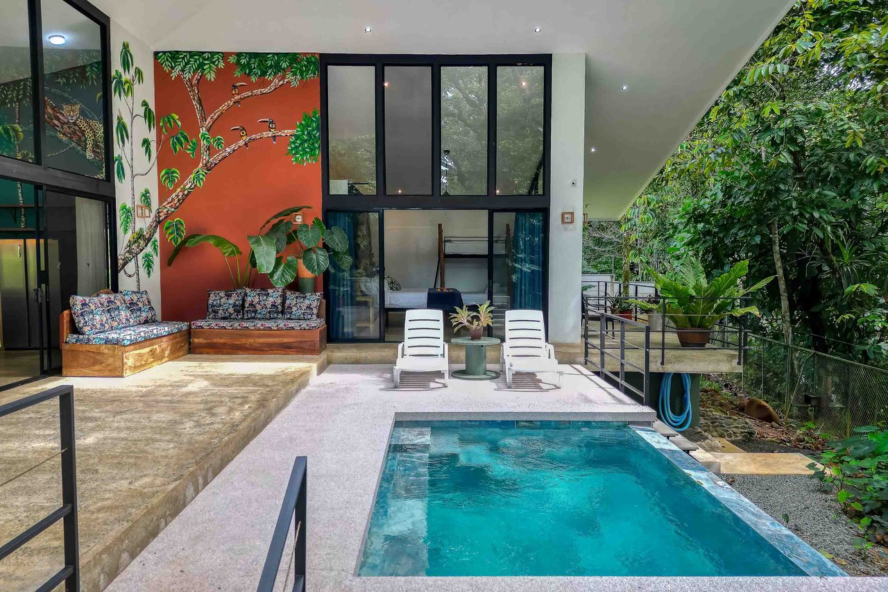 Furnished and Turnkey Home Rainforest Villa with Pool and Creek