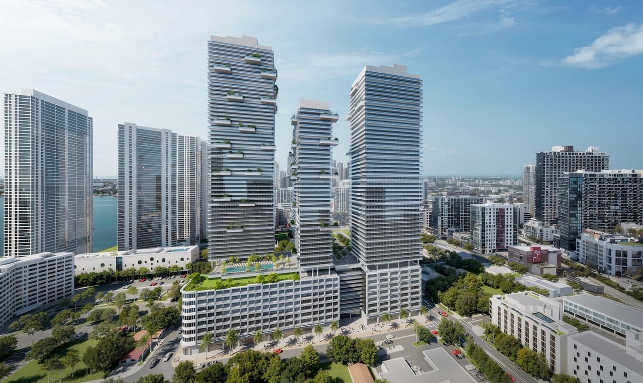  Permits Advance For 45-Story, 667-Unit First Tower At 3333 Biscayne Boulevard In Edgewater, Miami