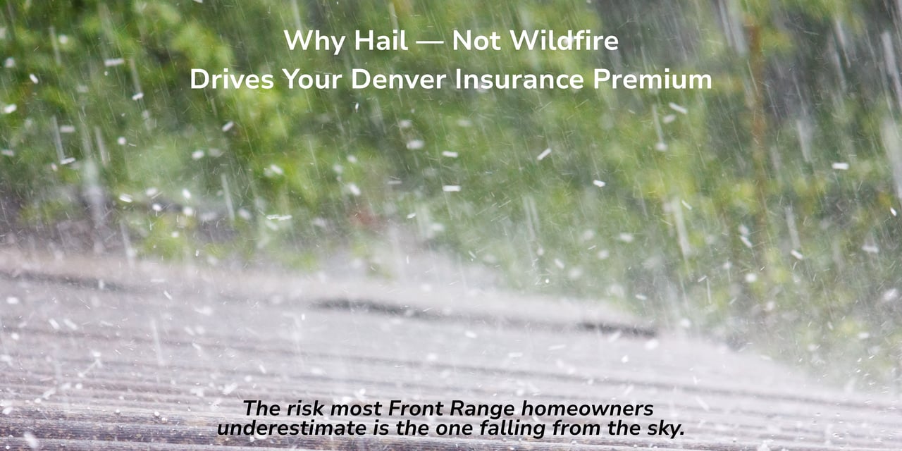 Why Hail - Not Wildfire - Drives your Denver Insurance Premium