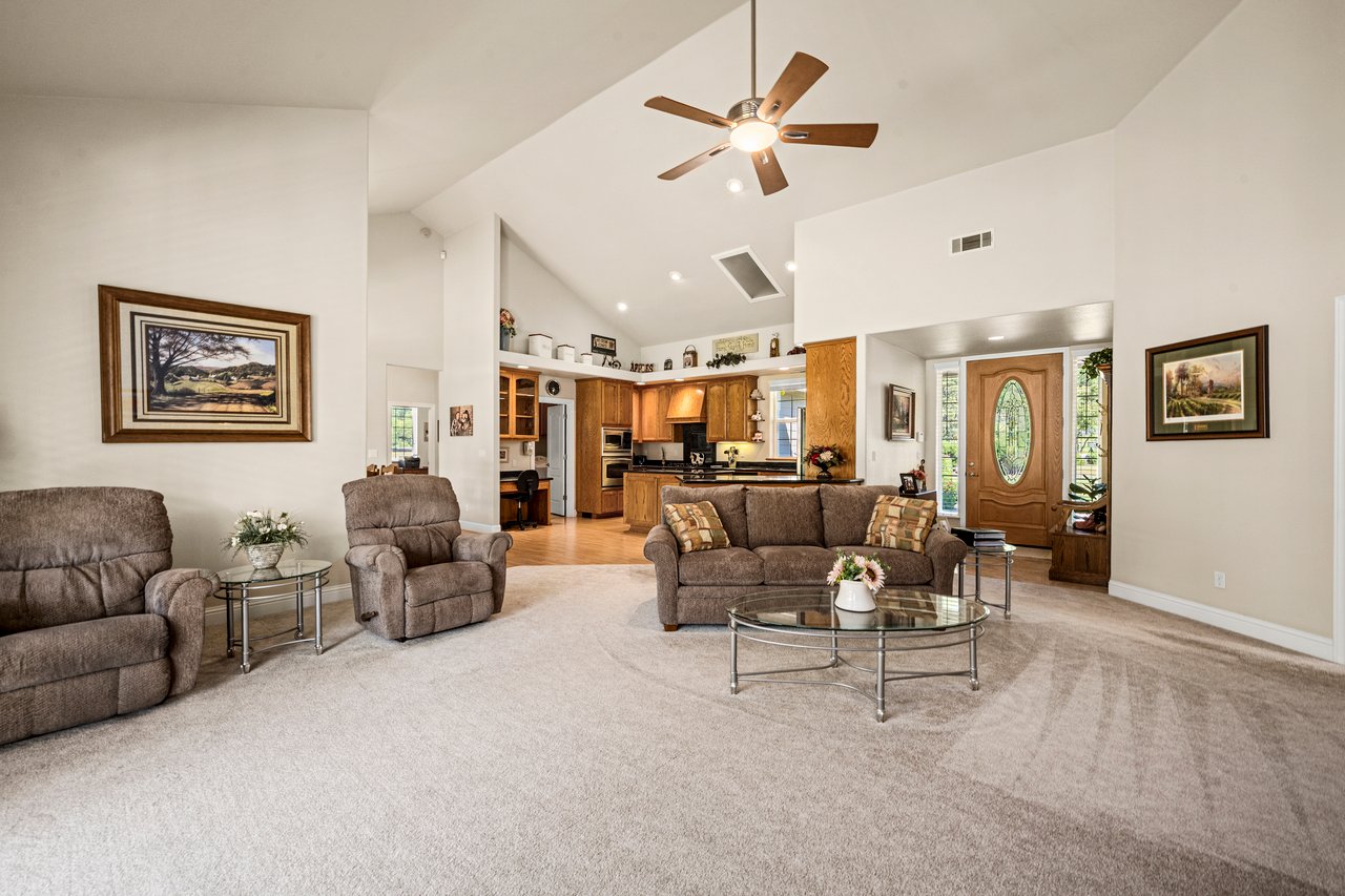 Custom Built Home on 4 Flat Acres in the Heart of Pleasant Valley – A Car Enthusiast's Dream!