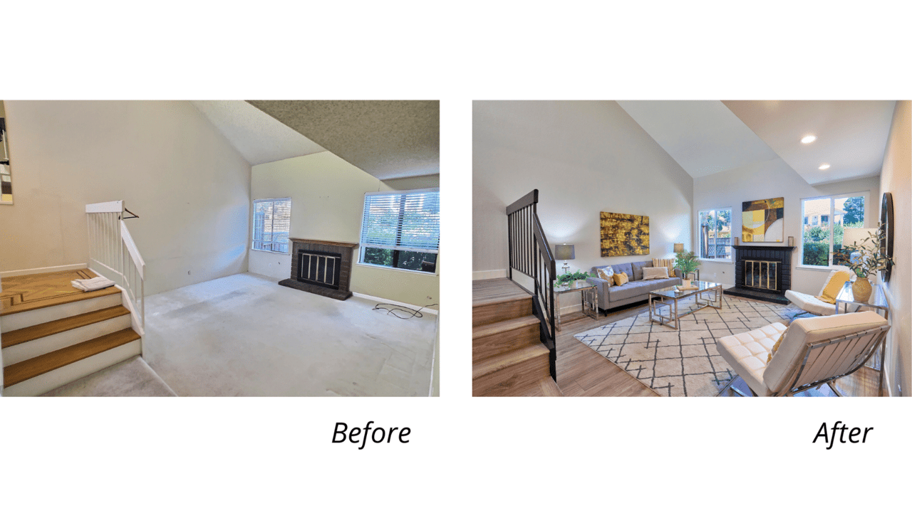 Before & After- Impressive Transformation in Almaden!