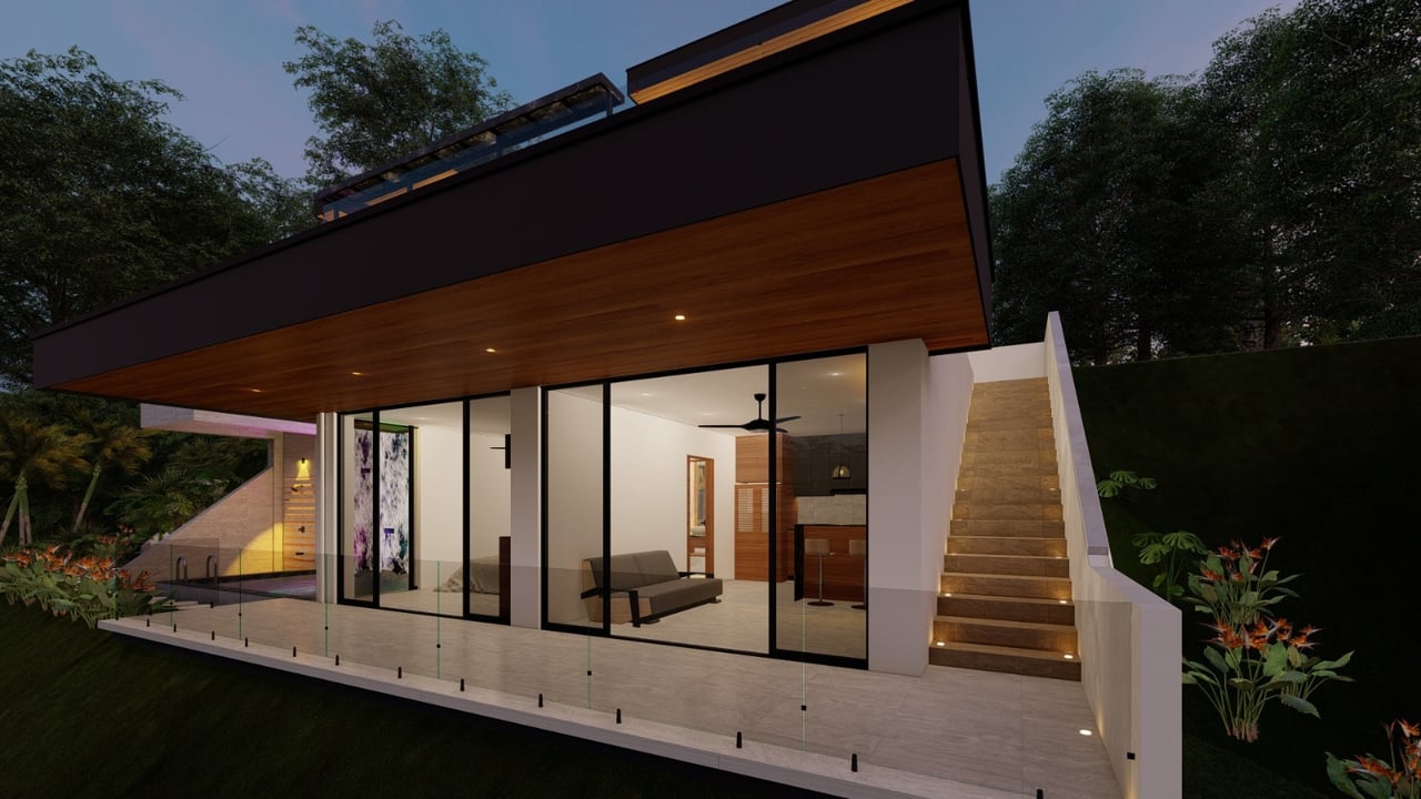 Architectural Oceanview Estate, Dominical, Puntarenas