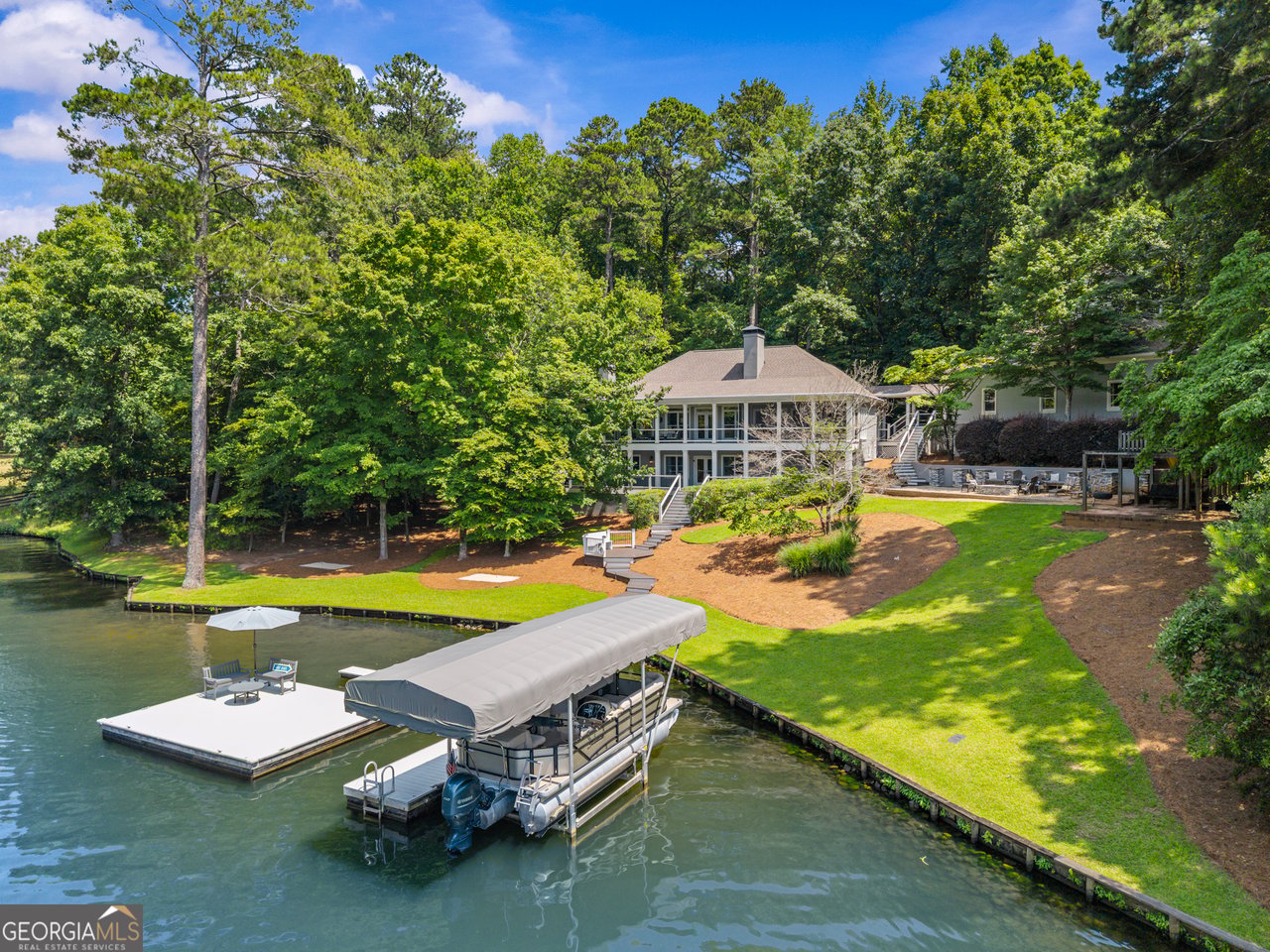 1241 Mercer Trail: A Private Reynolds Lake Oconee Estate With 365 Feet of Deep-Water Shoreline