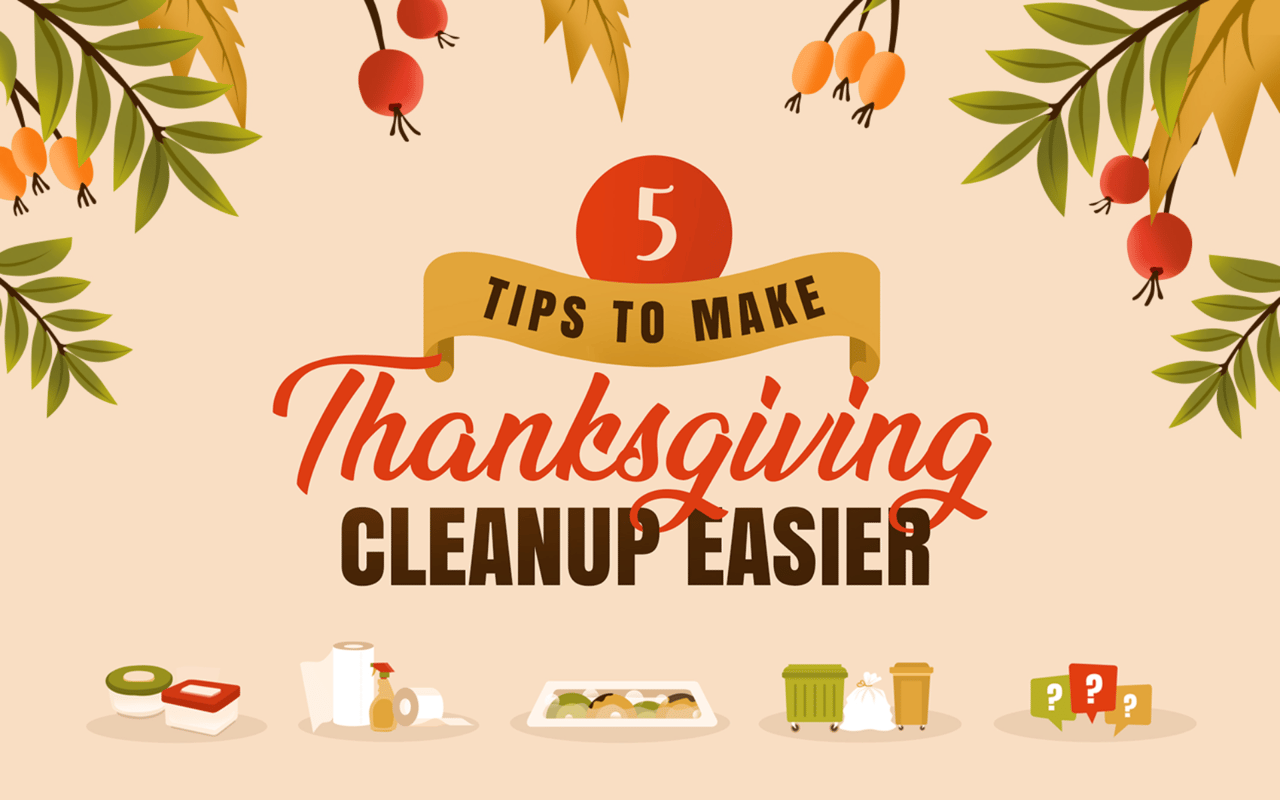 5 Tips For An Easier Thanksgiving Cleanup If You're Hosting For The First Time