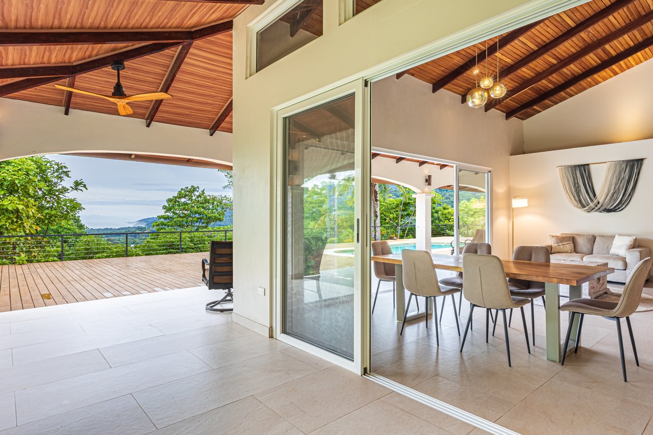 Gorgeous Hacienda-Style Home in Uvita with Ocean Views & in a Fantastic Location!!