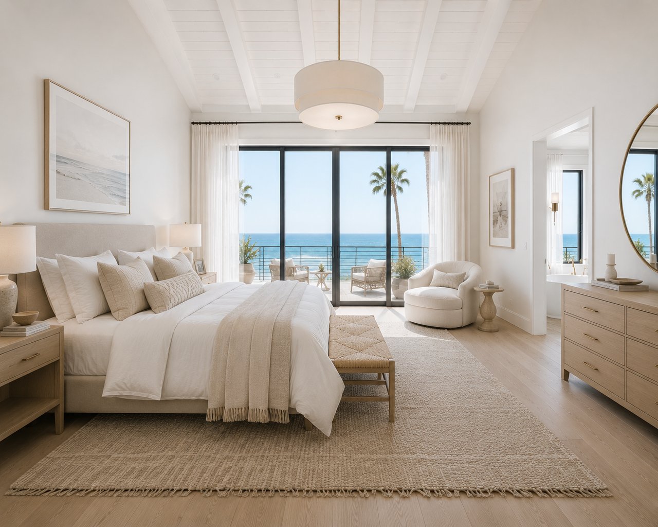 Coastal Master Suite with ocean view 