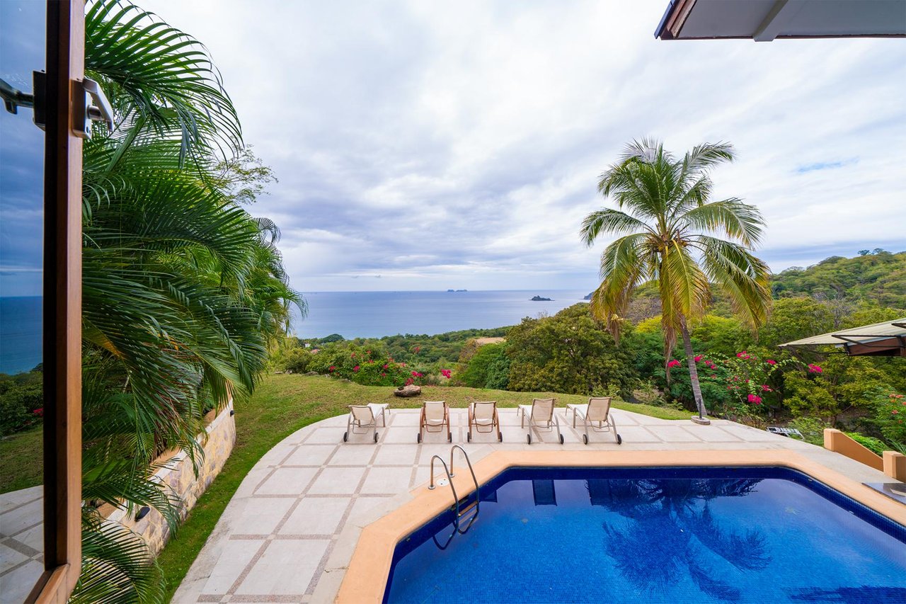 Casa Nikita | 4-Bedroom Ocean View Villa with Pool Near Potrero Beach