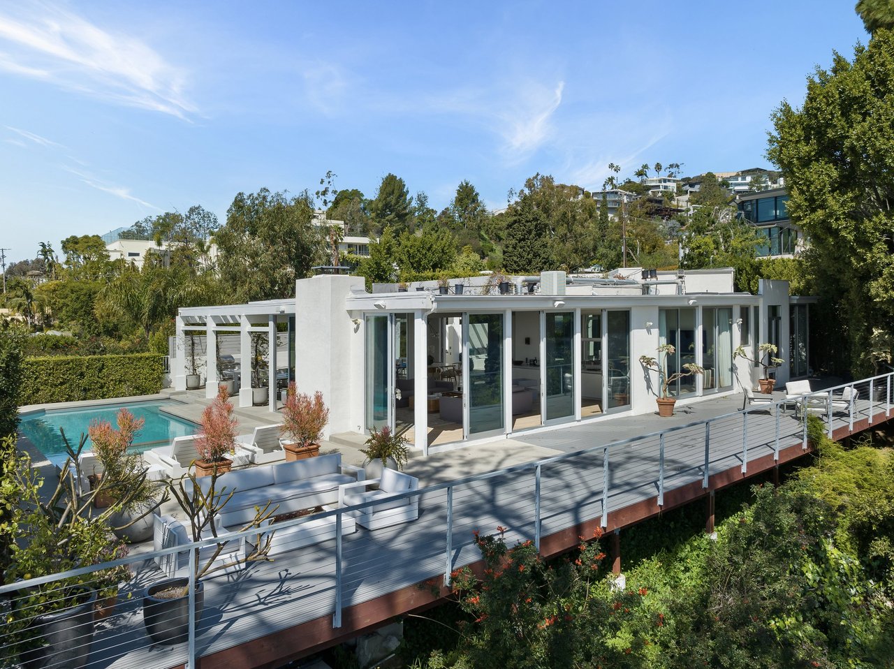 Bird Streets Panorama, Cordell Dr, 90069