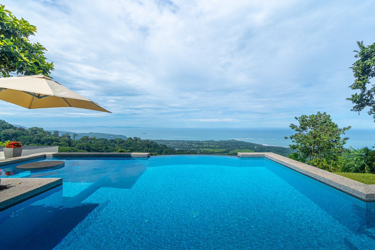Villa Blü – An Elevated Oasis in Uvita, Jaw Dropping Views of the Whales Tail and Osa!