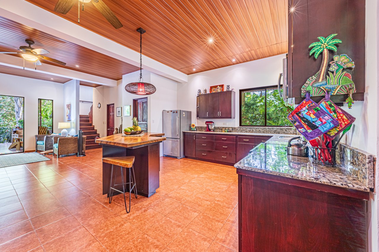 0.50 ACRES – 5 Bedroom Riverfront Modern Home, Walking Distance To Dominical!!!