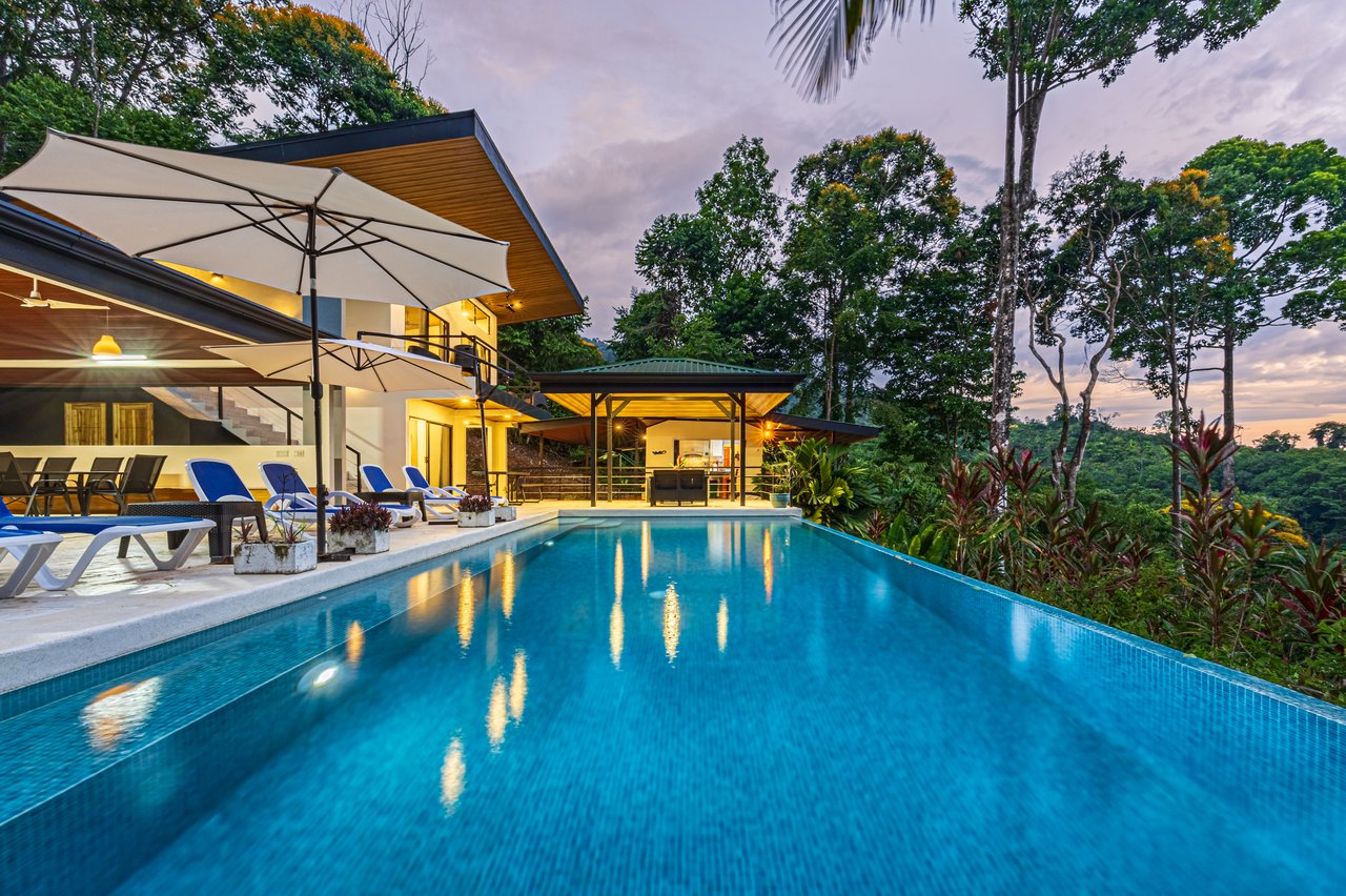 Casa OdiSea – Private Ocean View Estate with Waterfall Access in Portasol, Costa Rica