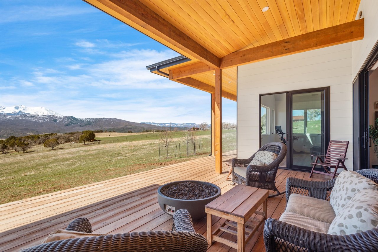 2024 Classic Contemporary Farmhouse with Staggering Mount Sopris Views