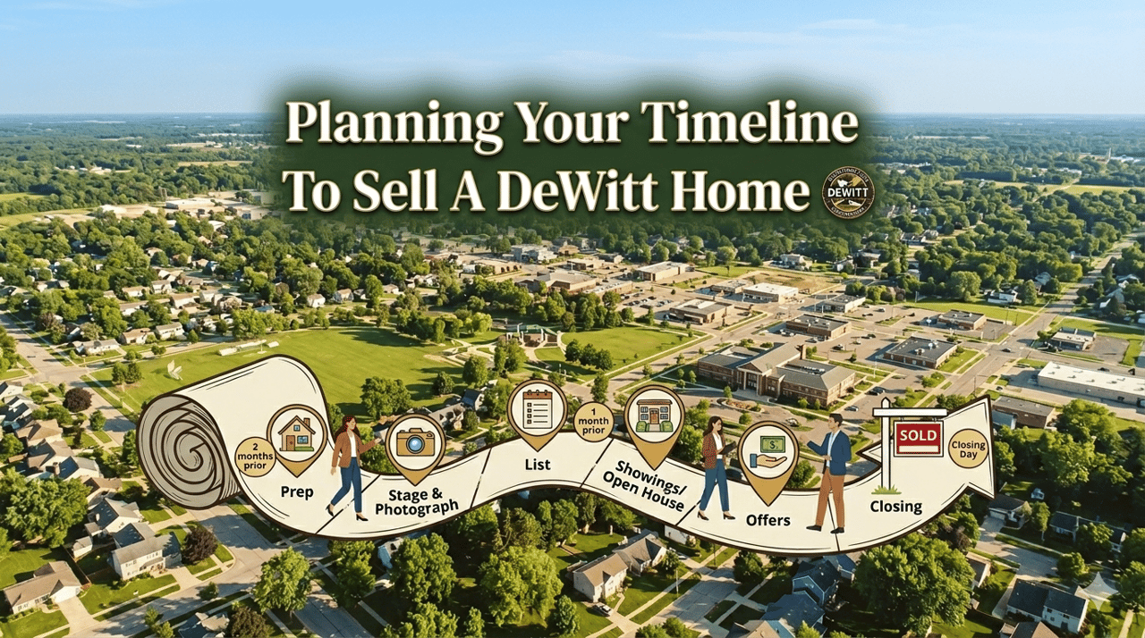 Planning Your Timeline To Sell A DeWitt Home cover