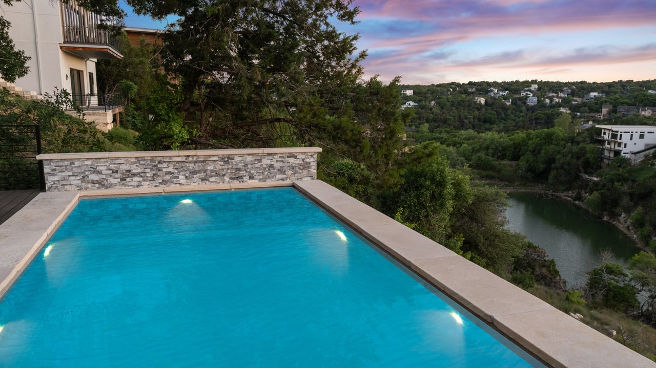 Contemporary Apache Shores Home with Pool & Rooftop Lake Views