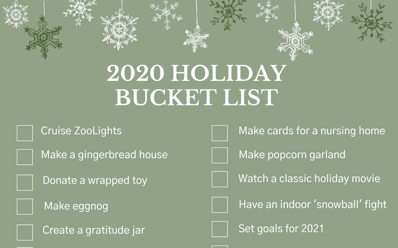 Holiday Bucket List | 24 Fun & Festive Activities for the Whole Family