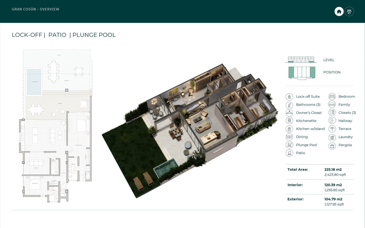 Lock-Off Patio Condo in Las Terrenas