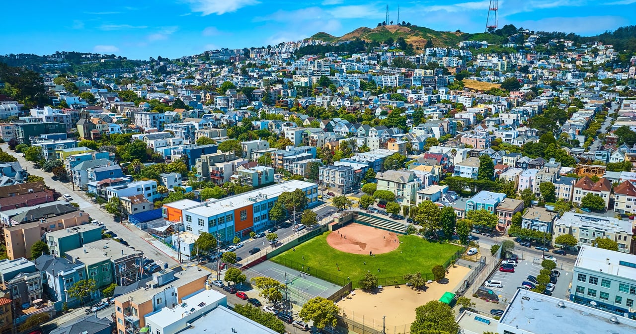 view of San Francisco homes for people looking to buy a house in San Francisco