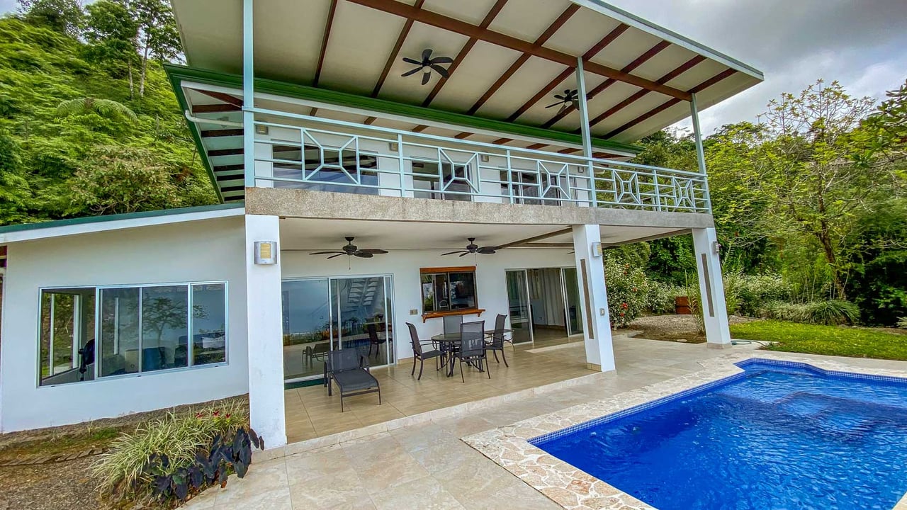 3-Bed Ocean View Home Near Ojochal, Costa Rica | 2.75 Acre Jungle Property