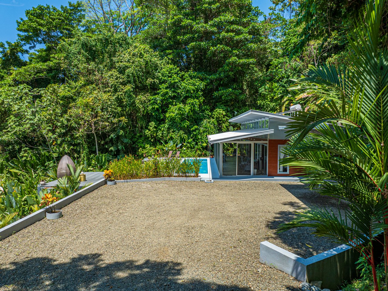 Uvita Ocean and Whale Tail View Modern Home on 3.64 Acres in Exclusive Enclave