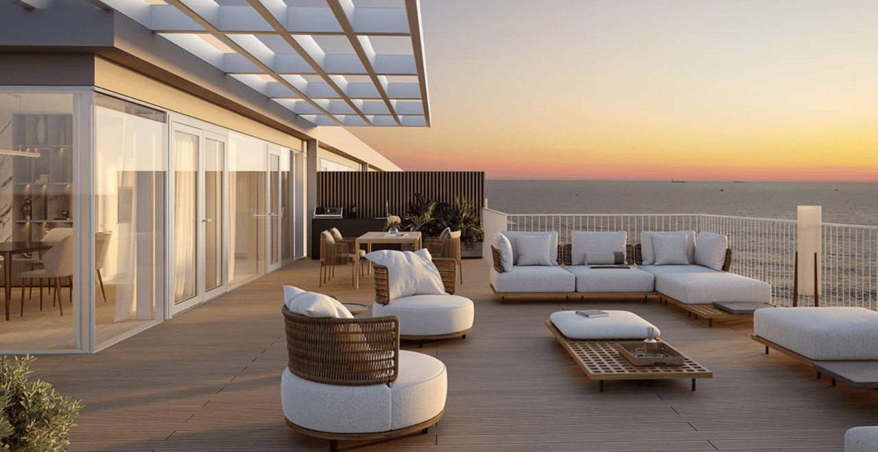 Modern 3-Bedroom Penthouse with Terrace in Vila Nova de Gaia 