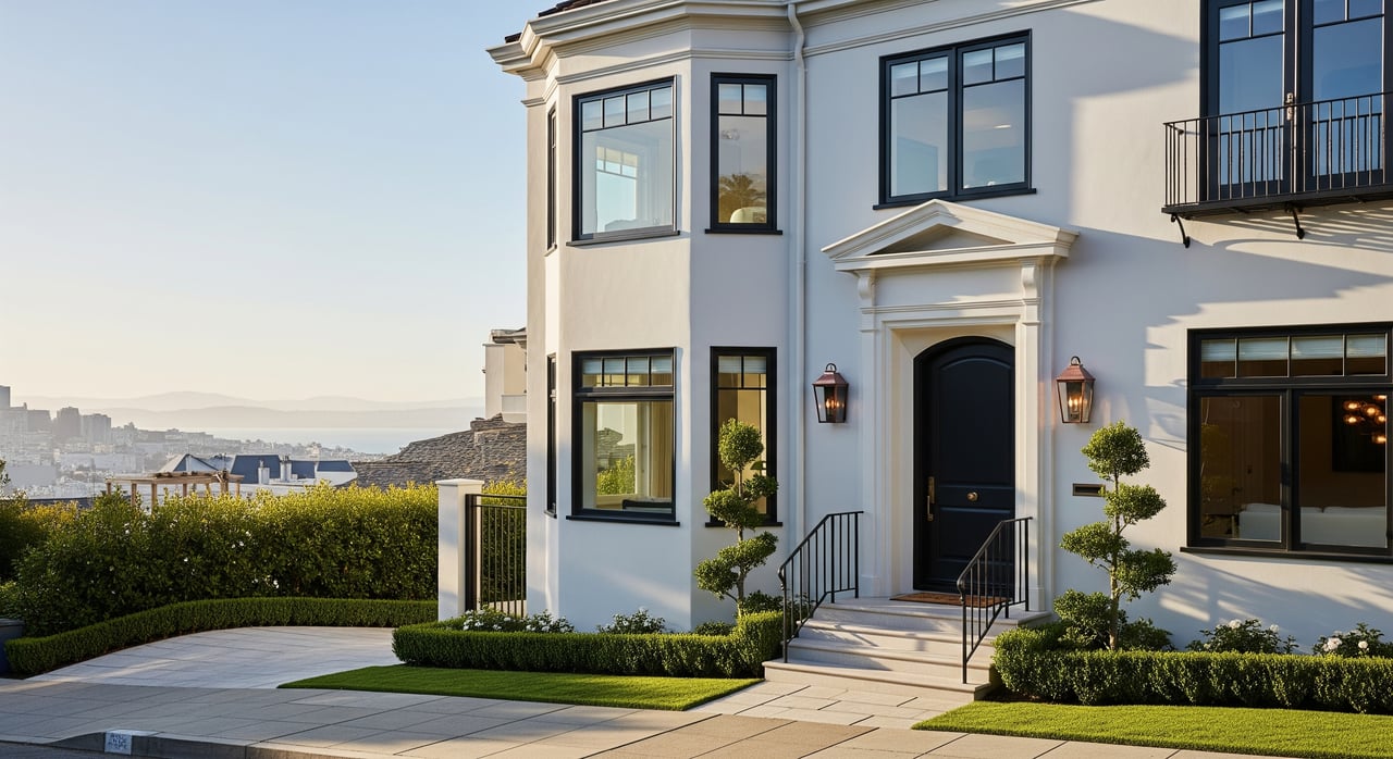 Beautiful home on a hill in San Francisco, home prepared for pre-listing inspection, showcasing updated finishes and natural light.